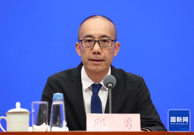 科技部副部长邱勇。徐想摄